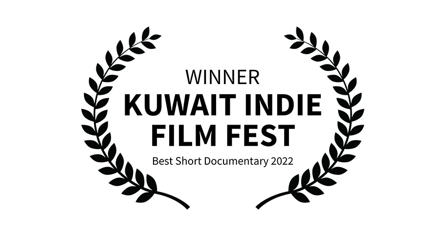 winner laurel of  the kuwait indie film festival