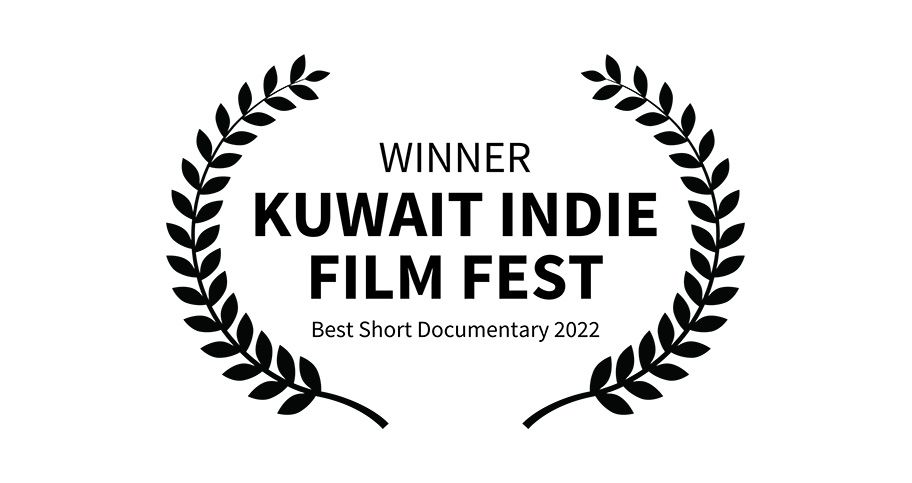 winner laurel of  the kuwait indie film festival