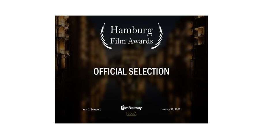 official selection certificate of the hamburg film awards